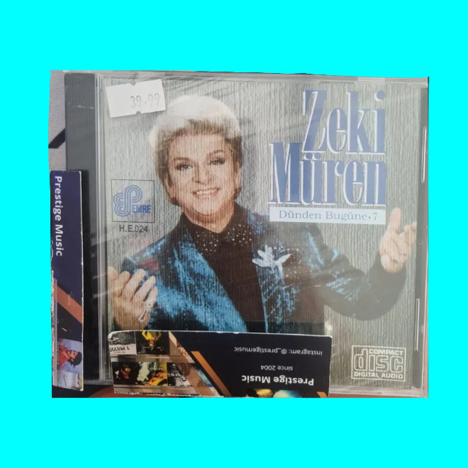 Zeki Müren CD - Dünden Bugüne | 7 (Türkische Kunstmusik | CD)Türk Sanat | Müziği | CD