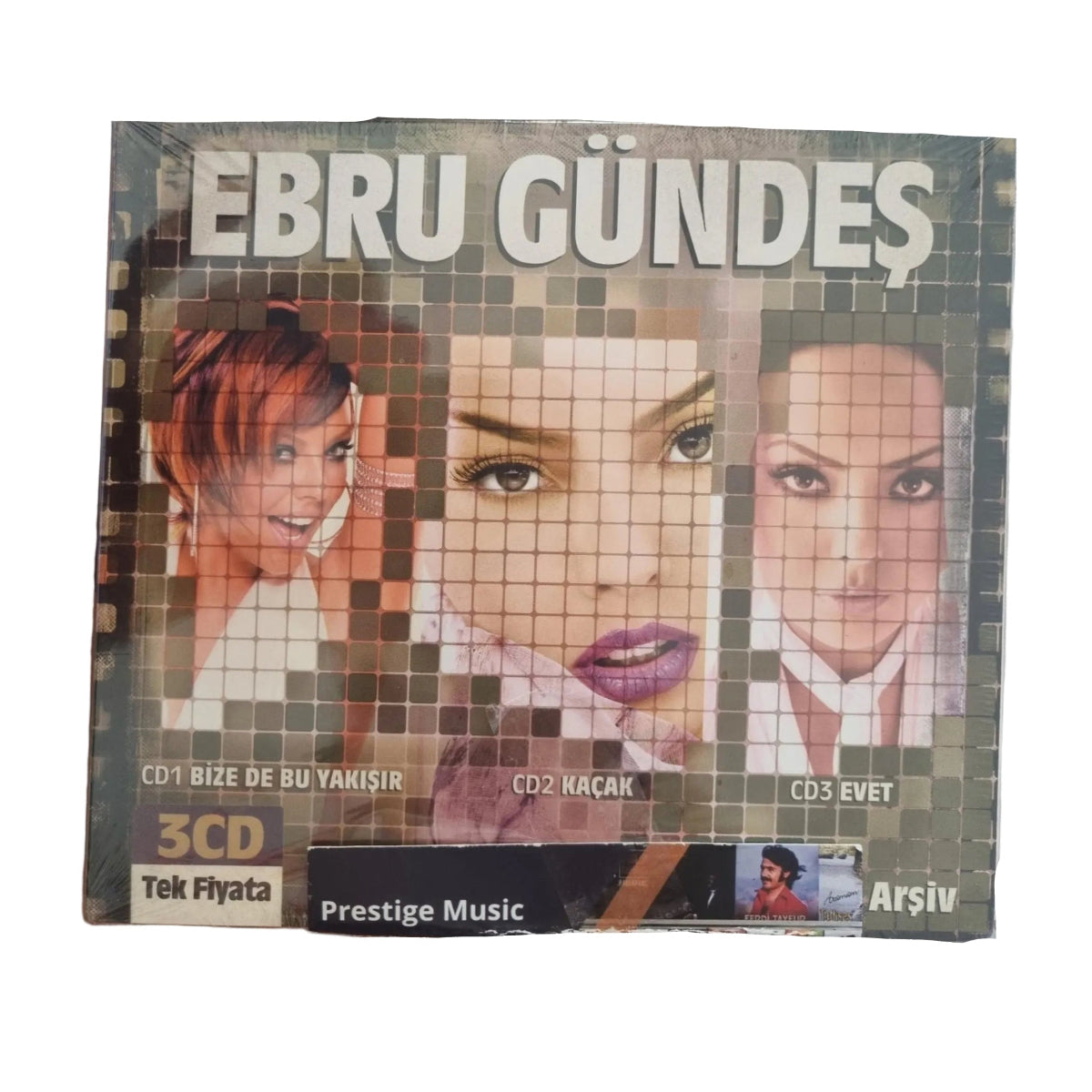 Ebru Gündeş - Arşiv CD( 3 CD Tek Fiyat ) Ebru Gündes CD | Bize de Bu Yakışır | Kacak |Kaçak | Evet | Albüm | CD