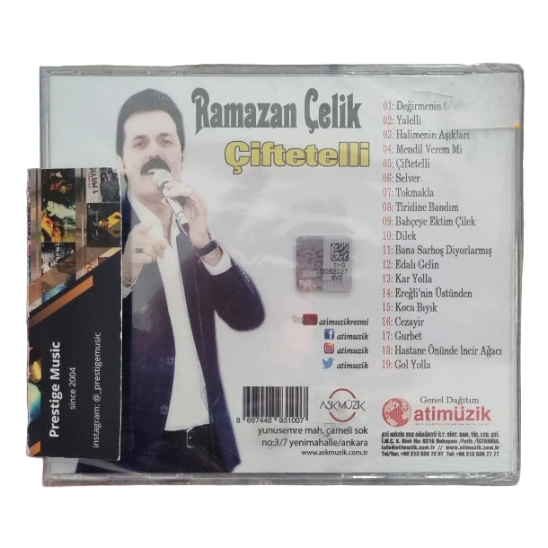 Ramazan Çelik - Çiftetelli (CD)Ramazan Çelik Çiftetelli CD | Ankara Oyun Havaları | CD