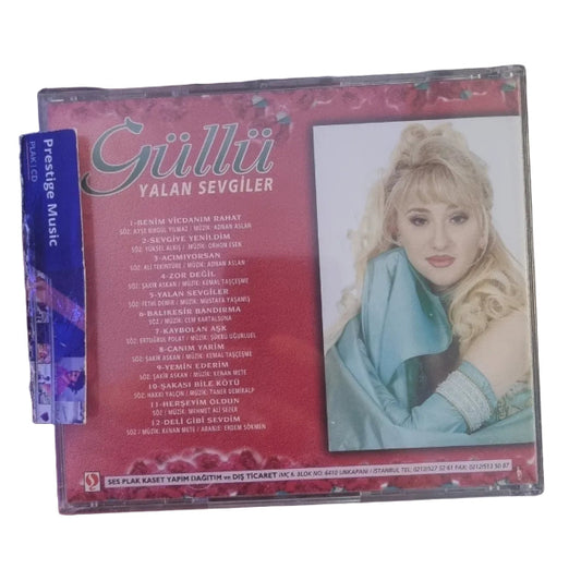 Güllü Yalan Sevgiler CD (Orijnal 1995 Dönem Baskı ) Ses Plak Kaset Yapım | CD | Nadir Bulunur