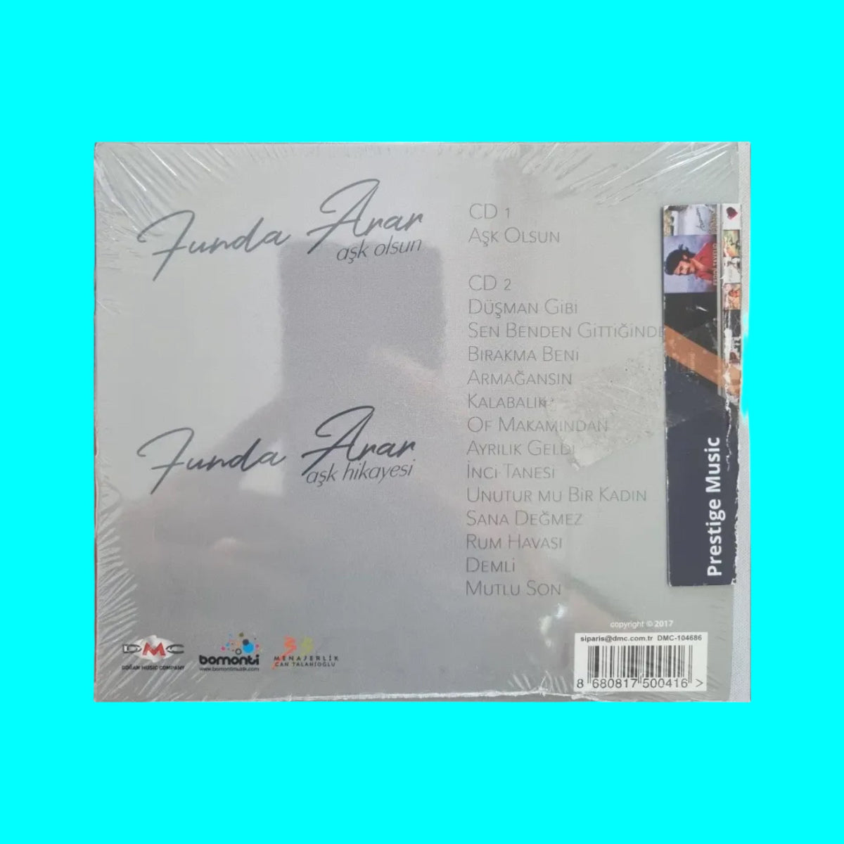 Funda Arar - Aşk Olsun-Aşk Hikayesi CD(2 CD)Türkçe CD