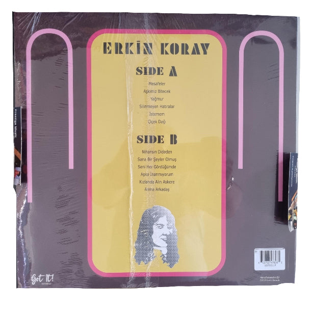 Erkin Koray Plak - Mesafeler | Aşkımız Bitecek | Silinmeyen Hatıralar | Plak | Anadolu Rock |Türkçe rock plak