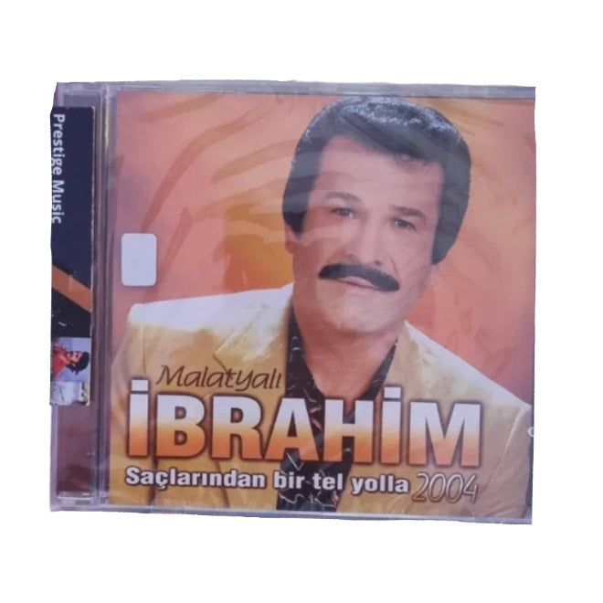 Malatyalı İbrahim Saçlarından Bir Tel Yolla (CD)Malatyalı İbrahim CD |Türk Halk Müziği (THM) Fantezi | Arabesk | CD