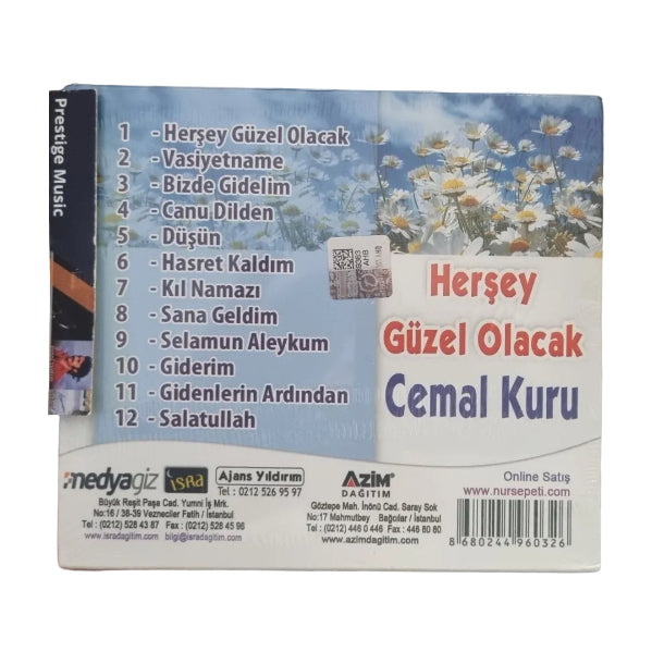 Cemal Kuru -Herşey Güzel Olacak(CD)Cemal Kuru Herşey Güzel Olacak CD | Religiöse Gesänge (İlahiler) CD