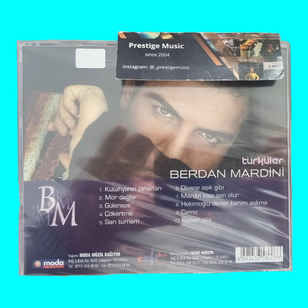 Berdan Mardini -Türküler ( CD )Türküler |Türk halk | müziği | CD