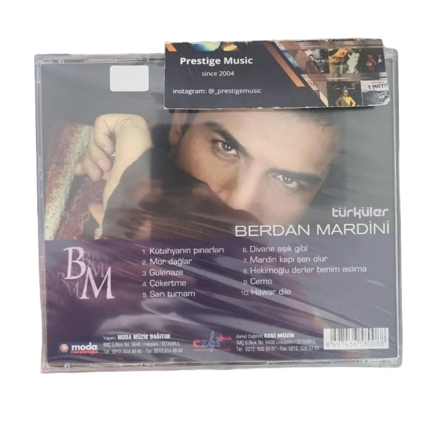 Berdan Mardini -Türküler ( CD )Türküler |Türk halk | müziği | CD