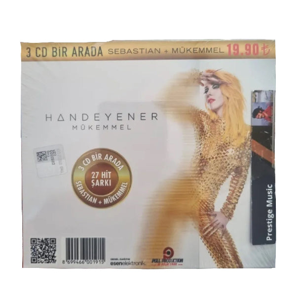 Hande Yener - Sebastian ( CD )Hande Yener Mükemmel + Sebastian CD | 3 CD | Türkçe CD