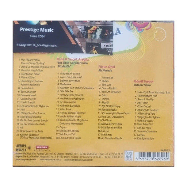 Bu Şarkılarla Büyüdük | Nostaljik Pop (4 CD)