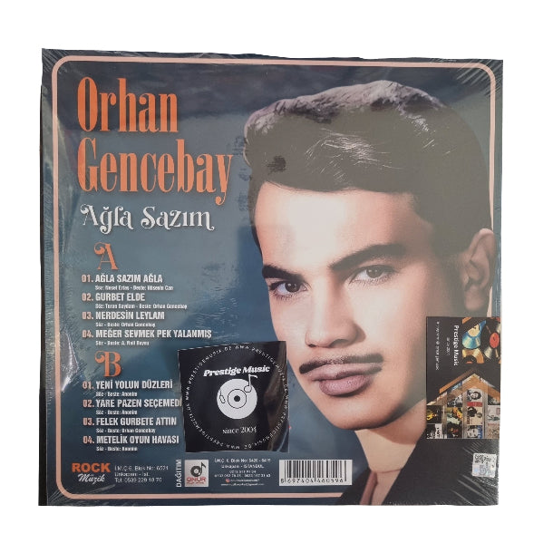 Orhan Gencebay Plak - Ağla Sazım (Plak) Türk Halk | Türküler | Plak | Schallplatte | LP