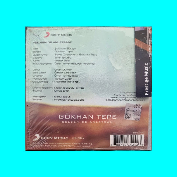 Gökhan Tepe - Gelsen De Anlatsam | CD  (Türkçe | Türkischer Pop | CD| CD's )