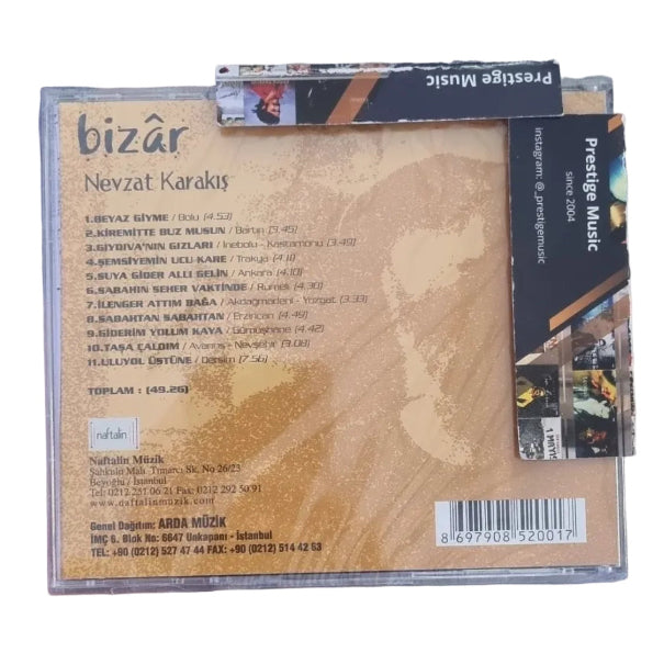 Nevzat Karakış - Bizâr(CD)Nevzat Karakış Bizâr CD | Türk Halk Müziği | Özgün | Protest | CD