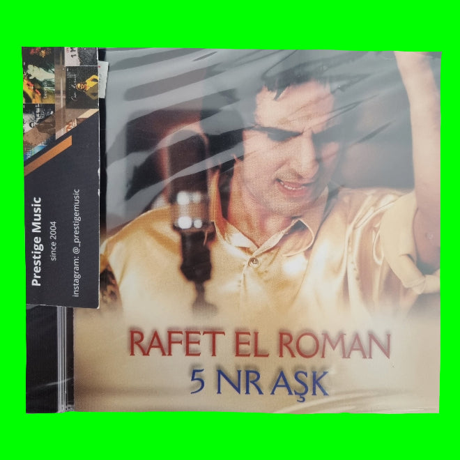 Rafet El Roman - 5 Nr Aşk CD( Türkçe CD ) Destan Müzik | Almanya | Stuttgart | Esslingen CD