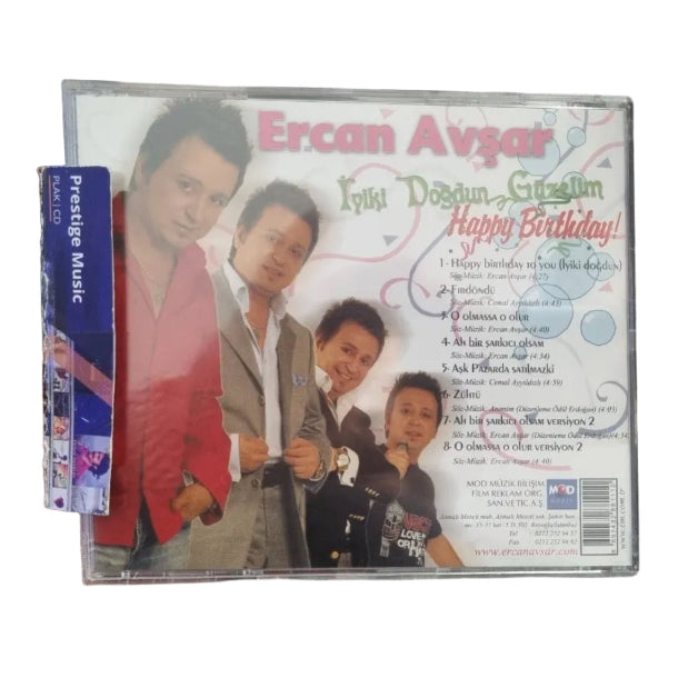 Ercan Avşar -İyi ki Doğdun - Happy Birthday(CD)Fantezi | Pop | CD