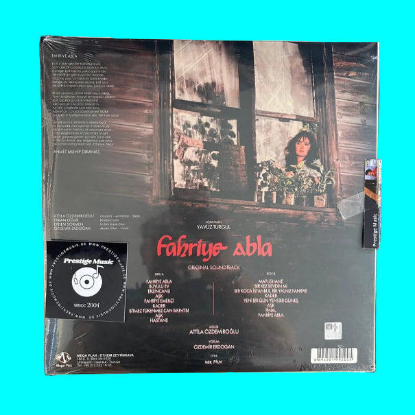 Atilla Özdemiroğlu - Özdemir Erdoğan Fahriye Abla Film Müziği Plak |ORIGINAL SOUNDTRACK LP | Siyah Plak