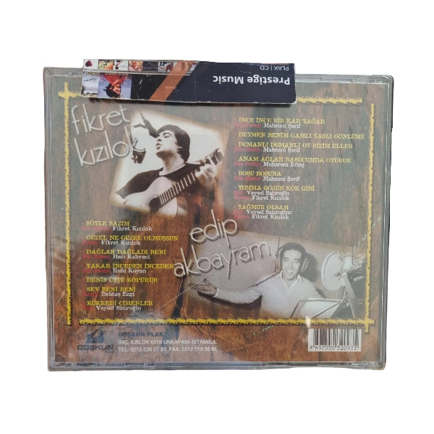 Fikret Kızılok - Edip Akbayram CD | halk müzigi | özgün müzik | Türk | Halk | Müziği | CD