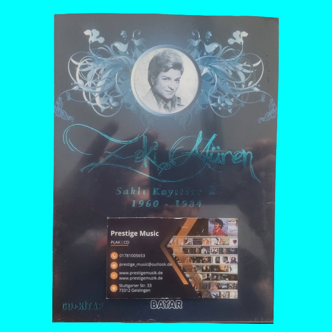 Zeki Müren- Saklı Kayıtlar CD | 2 (1960-1984 )(CD+Kitapçık) (CD) Türk Sanat | Müziği | CD