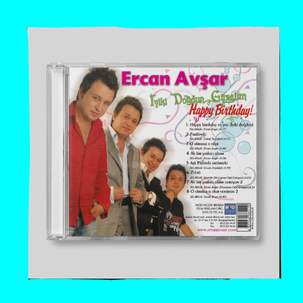 Ercan Avşar -İyi ki Doğdun - Happy Birthday(CD)Fantezi | Pop | CD