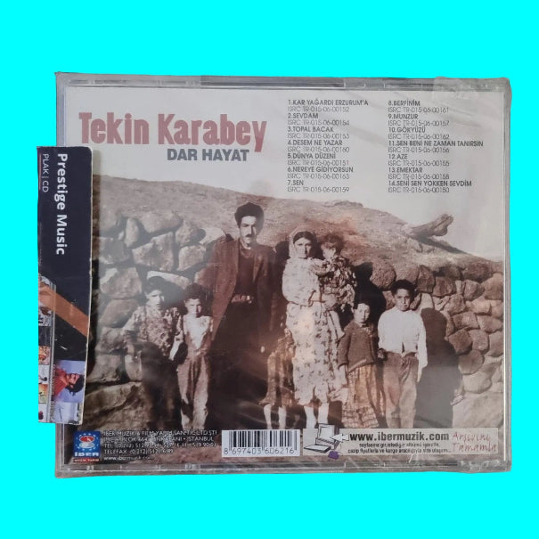 Tekin Karabey - Dar Hayat (CD) şiir |Türk halk müziği (THM) CD