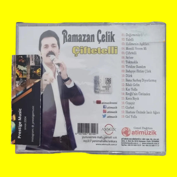 Ramazan Çelik - Çiftetelli (CD)Ramazan Çelik Çiftetelli CD | Ankara Oyun Havaları | CD