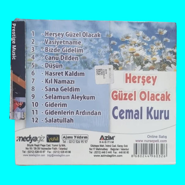 Cemal Kuru -Herşey Güzel Olacak(CD)Cemal Kuru Herşey Güzel Olacak CD | Religiöse Gesänge (İlahiler) CD