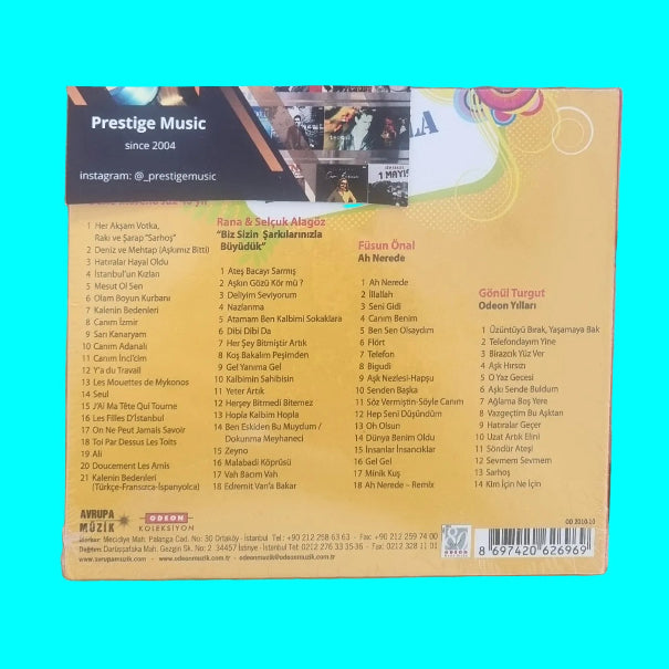 Bu Şarkılarla Büyüdük | Nostaljik Pop (4 CD)