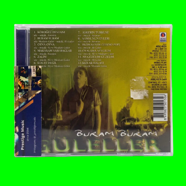 Güleller - Buram Buram (CD) Akbaş Müzik Üretim | Akbaş Müzik GmbH | Almanya | CD