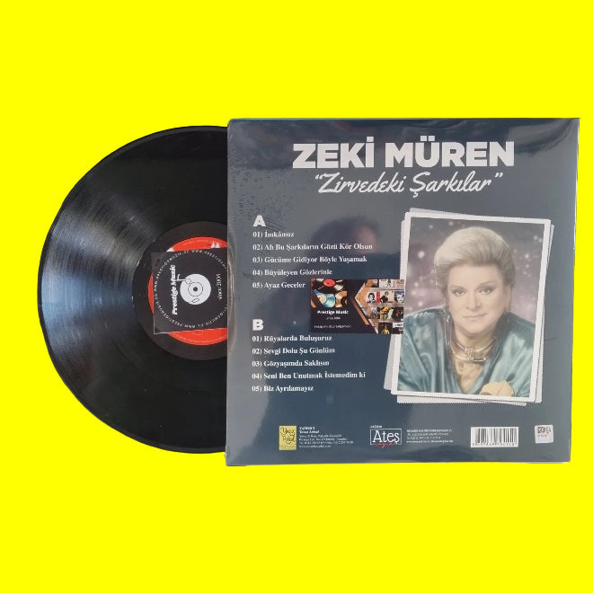 Zeki Müren -Zirvedeki Şarkılar(Plak)Zeki Müren Zirvedeki Şarkılar Plak | LP