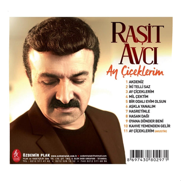 Raşit Avcı- Ay Çiçeklerim (CD) Arabesk | Türk Halk Müziği (Türkü) Türkische Volksmusik | CD