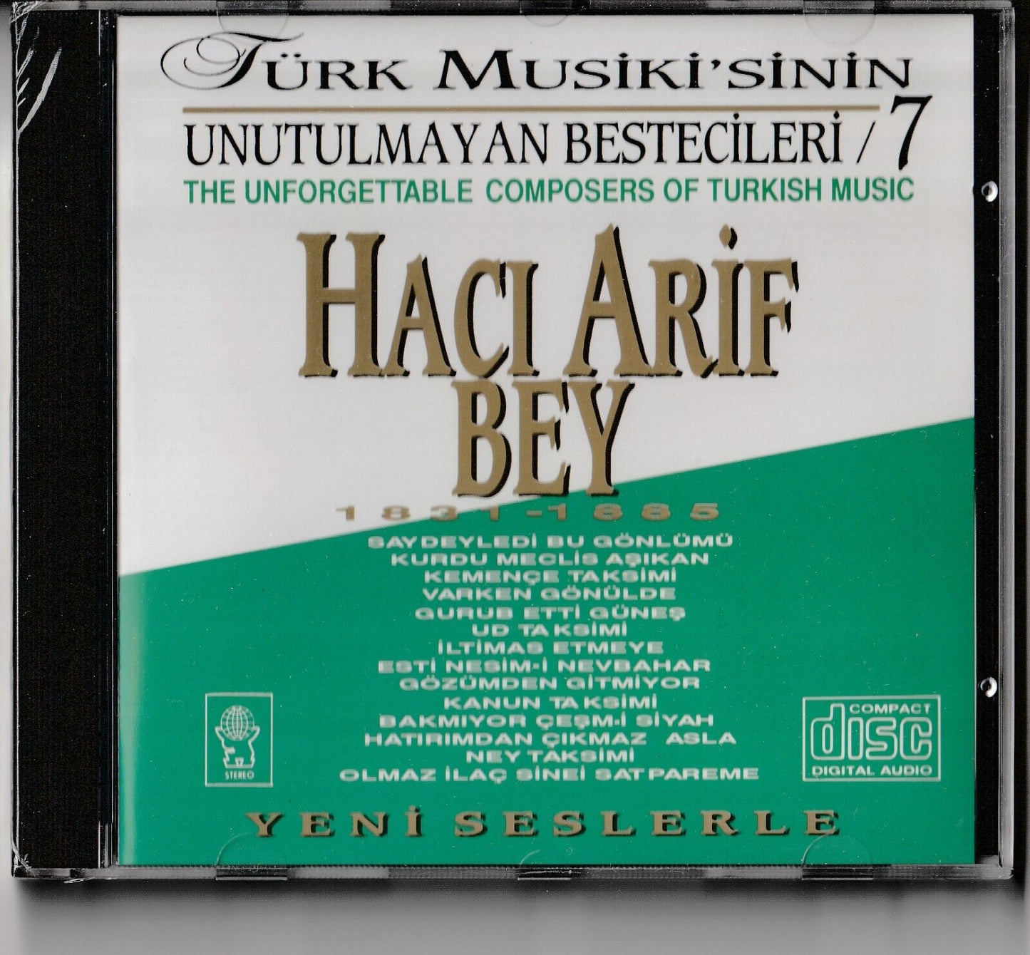 HACI ARiF Bey TÜRK Musikisi'nin Unutulmayan Bestecileri 7 CD( DESTAN Müzik )