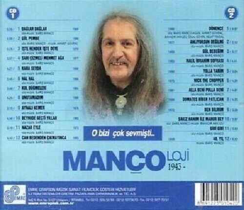 Barış Manço | Loji CD  | Best of | Mançoloji 1943(CD)Türkçe Pop | Rock