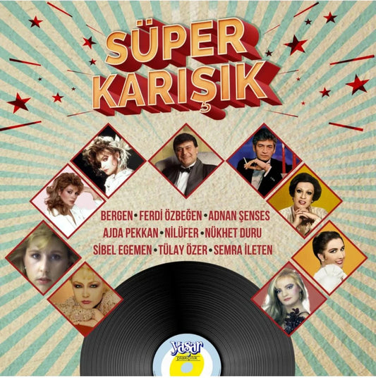 Süper Karişik Arabesk Plak|Arabesk Plak|LP|kayıt