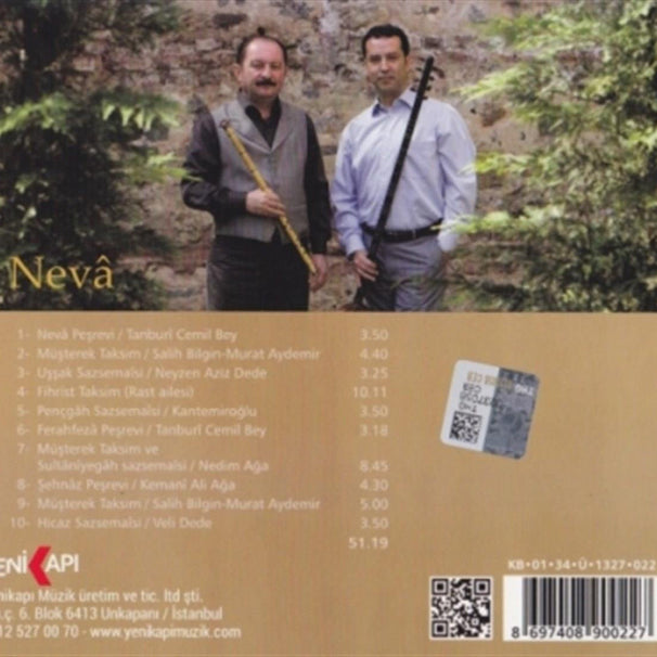 Salih Bilgin | Murat Aydemir- Neva CD | Instrumentalmusik CD