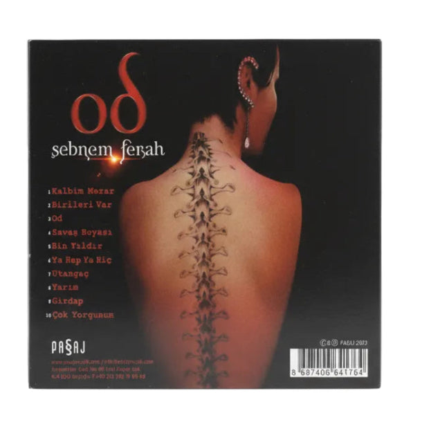 Şebnem Ferah-  Od (CD)Türkçe | Türkische | Türkischer |Rock |CD
