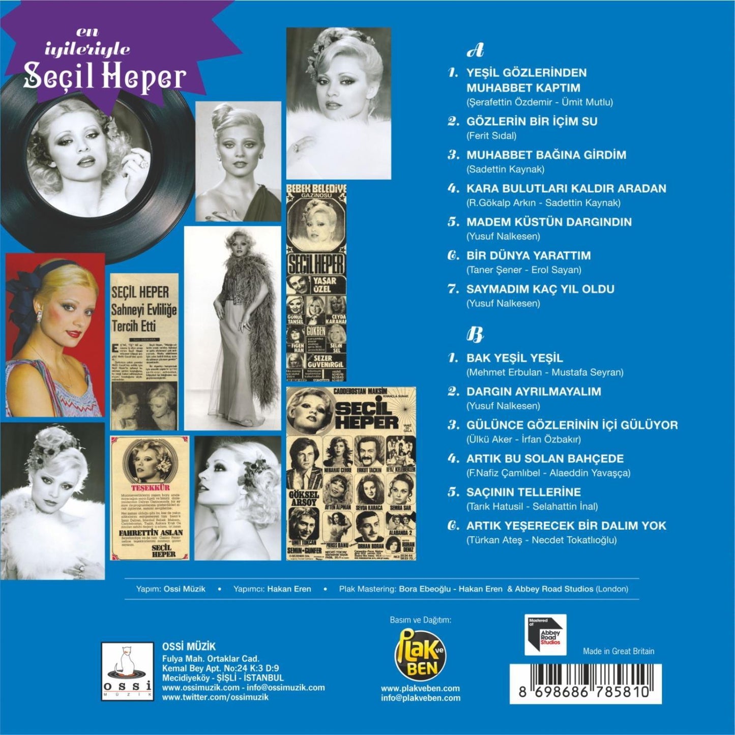 SECIL HEPER - The Sound of Music - Record - Vinyl - Plak