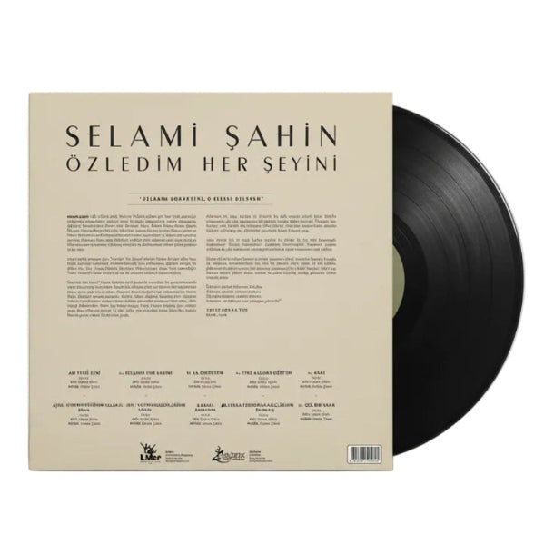 Selami Şahin - Özledim Her Şeyini (Plak) Selami Şahin Özledim Her Şeyini Plak | Schallplatte | LP