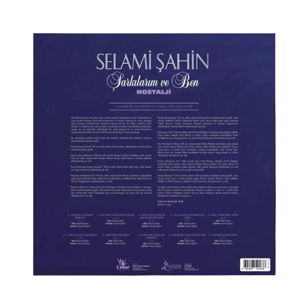 Selami Şahin - Şarkılarım ve Ben/Nostalji (Renkli Plak)Selami Şahin Şarkılarım ve Ben | Nostalji | Plak