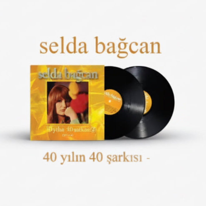 Selda Bağcan Plak | 40 Yılın 40 Şarkısı 2 | Özgün | Protest Müzik ( 2 Plak) Schallplatte | LP