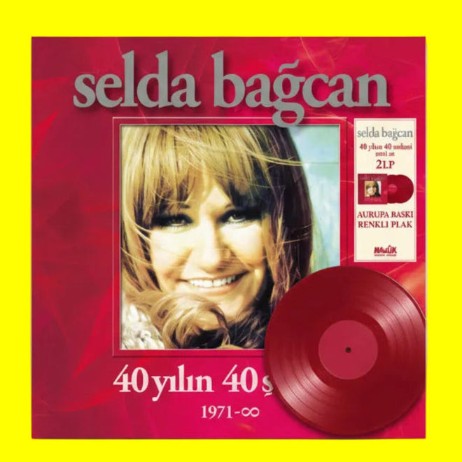Selda Bağcan - 40 Yılın Şarkıları (Kırmızı Renkli) (2 Plak) Selda Bağcan - 40 Yılın Şarkıları Schallplatte | LP