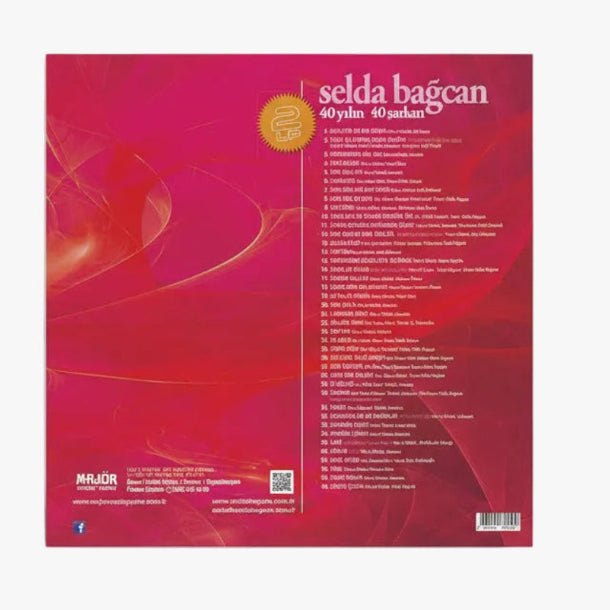 Selda Bağcan - 40 Yılın Şarkıları (Kırmızı Renkli) (2 Plak) Selda Bağcan - 40 Yılın Şarkıları Schallplatte | LP