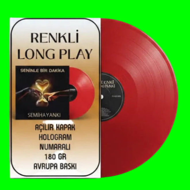 Semiha Yankı - Seninle Bir Dakika (Hayırlı Olsun) Plak | Renkli Log Play | Schallplatte | LP