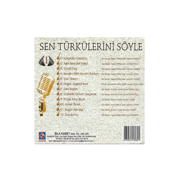 Sen Türkülerini Söyle CD-1-Türk Halk| Turkish Folk| Music (CD) Türk Halk