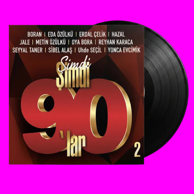 Şimdi 90'lar Plak | Vol.2 |karışık | Eski | Pop Müzikler| Çeşitli Sanatçılar | Plak| Schallplatte |LP