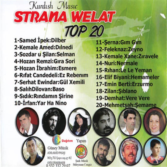 Strana Welat - Top 20 (CD) Kürtçe Halay | Kurdish Music | CD