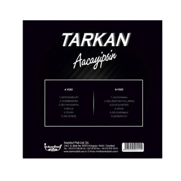 Tarkan Plak | Acayipsin | Aacayipsin Plak  (Türkischer Pop | Plak| LP| Schallplatte)