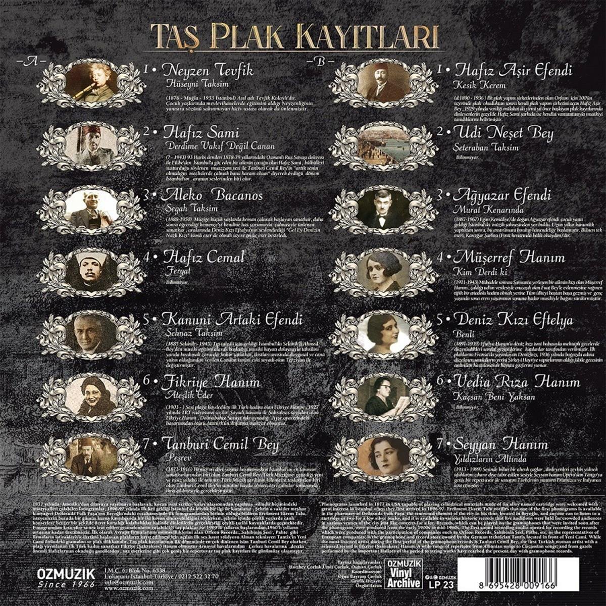 Tas Plak Kayitlari -Taş Plak Kayıtları (Plak)Schallplatte