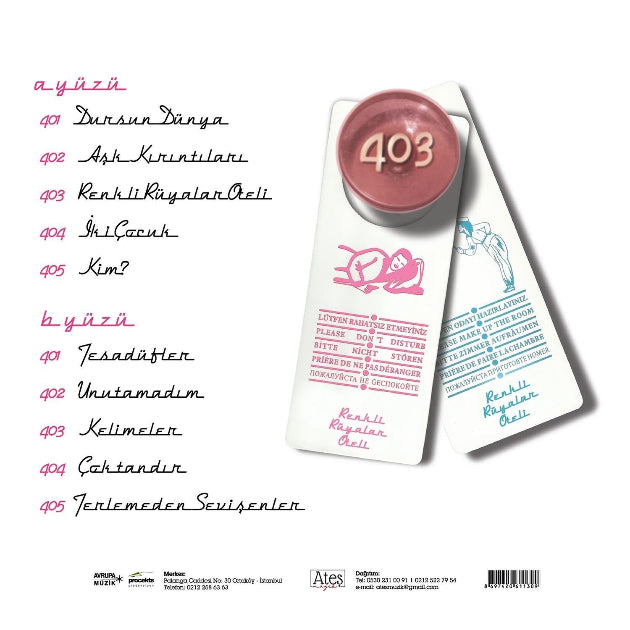 Teoman - Renkli Rüyalar Oteli (Plak) Türkçe | Rock | Plak | Schallplatte | LP