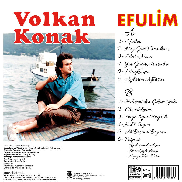 Volkan Konak - Efulim (Plak) Schallplatte |LP | Volkan Konak Plak