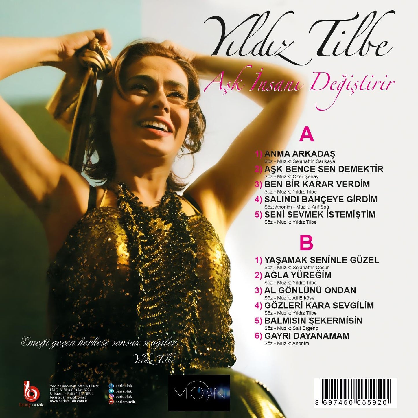 Yildiz Tilbe-Ask İnsanı Değiştirir Vol :1 (Plak)Schallplatte-LP