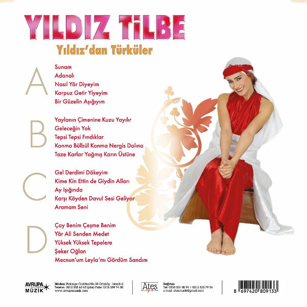 Yıldız Tilbe - Yıldız'dan Türküler Plak (2 Plak) Halk Müziği Plak