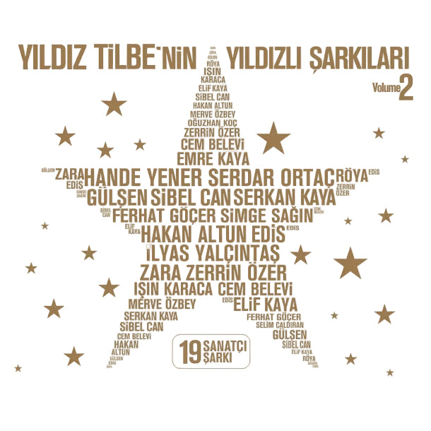 Yıldız Tilbe Plak |Yıldız Tilbe'nin Yıldızlı Şarkıları | Volume 2 (Arabesk  Plak) Schallplatte | LP